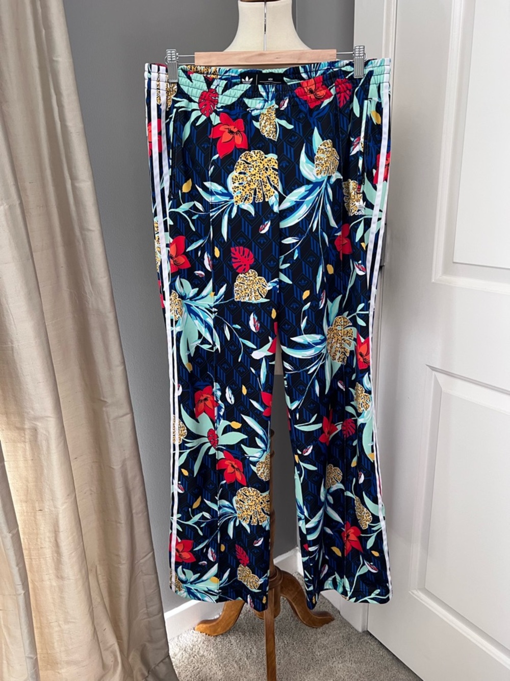 Adidas Original X HER London track pants with side zip hem